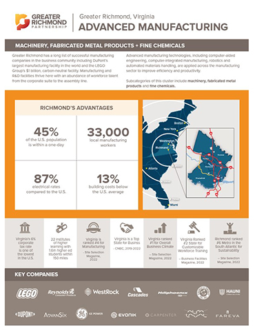 Advanced Manufacturing flyer