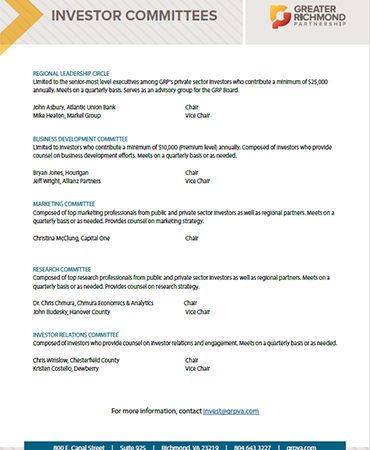 GRP Committees flyer