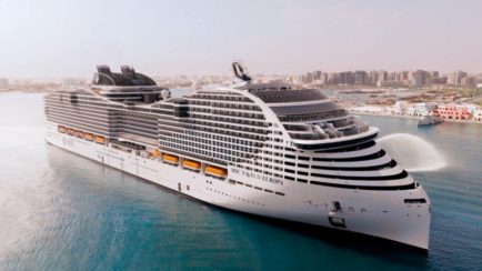 Babylon Micro-Farms operates on cruise ship
