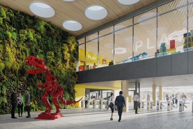 LEGO interior rendering