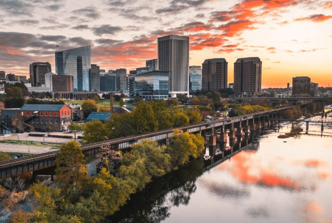Richmond, Virginia, skyline