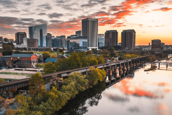 Richmond, Virginia, skyline