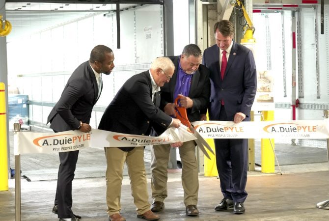 A. Duie Pyle ribbon cutting