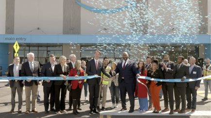 Amazon ribbon cutting
