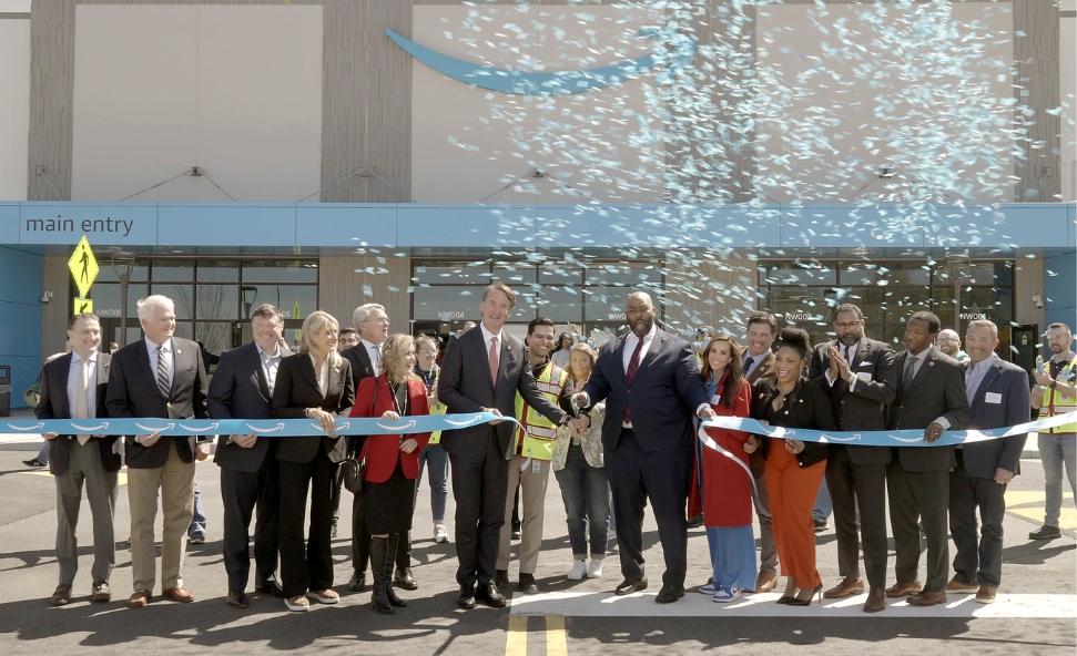 Amazon ribbon cutting