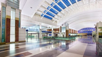 Inside of Richmond International Airport