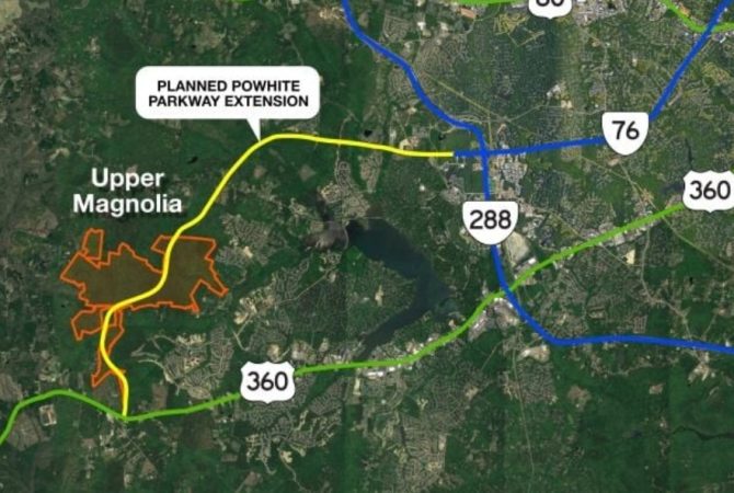 Map of Upper Magnolia Technology Park