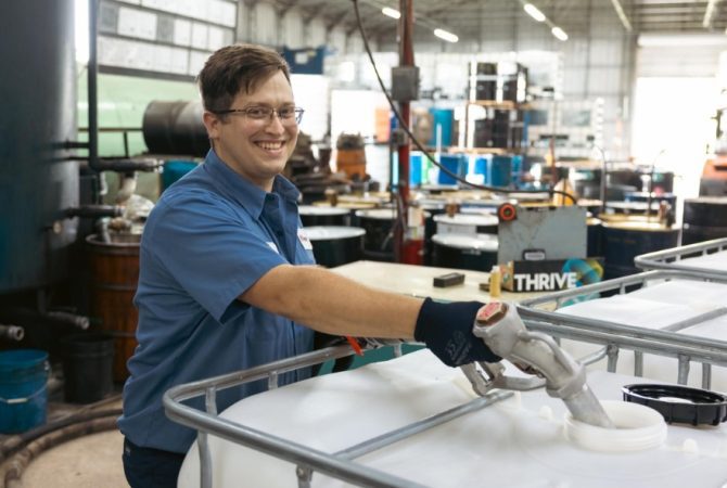 U.S. Lubricants employee