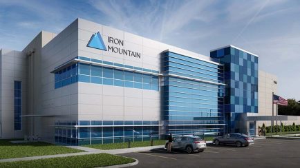Iron Mountain data center rendering