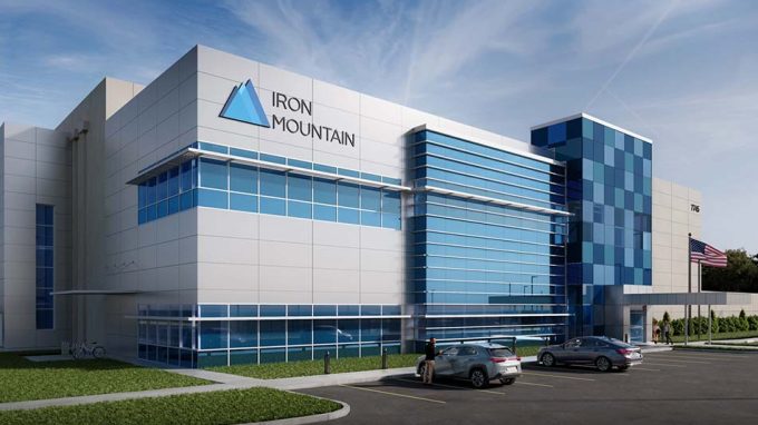 Iron Mountain data center rendering