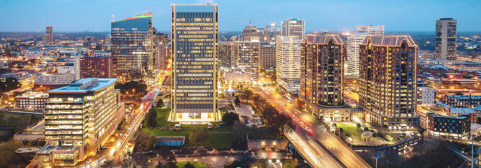 Richmond Virginia skyline