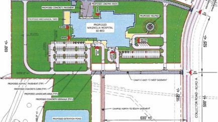 HCA Magnolia hospital site plan