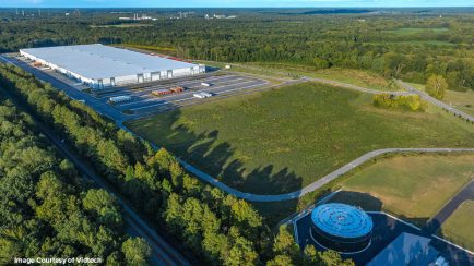 Lake Washington Partners of Bellevue purchased this 1.1-million-square-foot distribution center at 10462 Hickory Hill Road in Hanover County, Virginia. The site includes room to expand. Courtesy of Vidtech