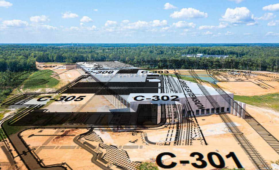 Two data center buildings are planned for the 100-acre site. The first data center is expected to be operational in 2027. (County documents)