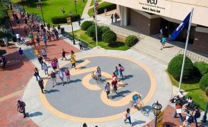 Shot from Sky of VCU