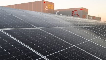 Close up of Solar Panels ©2026 The LEGO Group