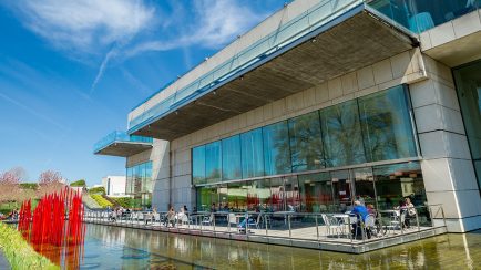 VMFA External image of cafe and water