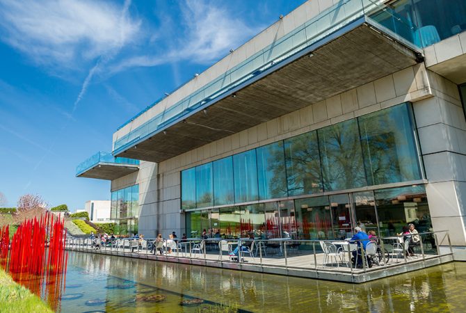 VMFA External image of cafe and water
