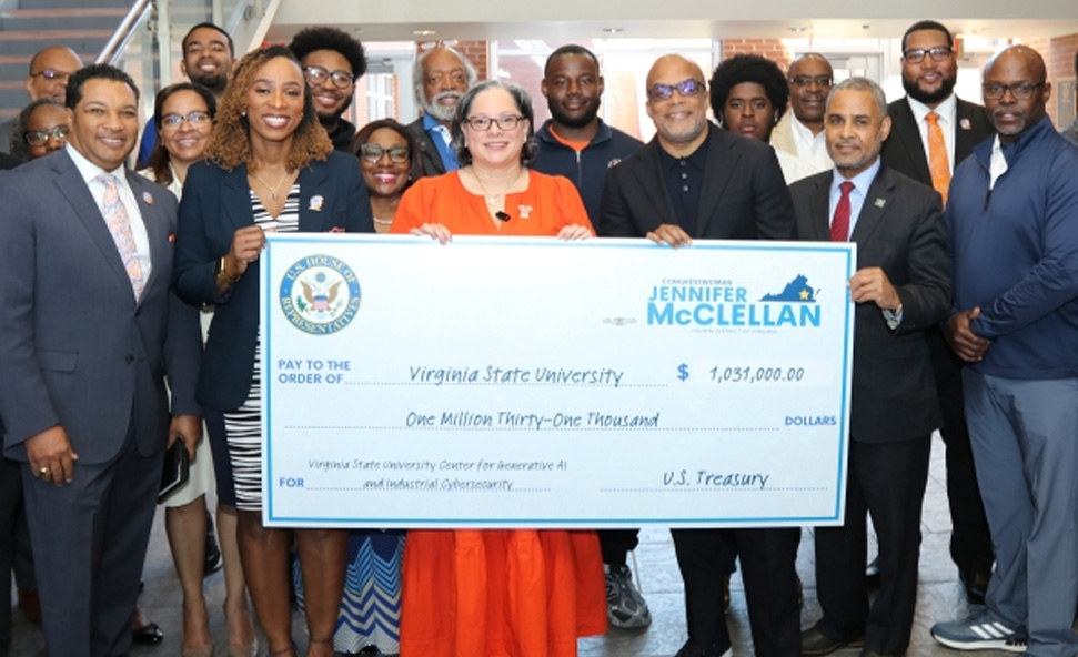 VSU receives $1 million for new AI and cybersecurity center