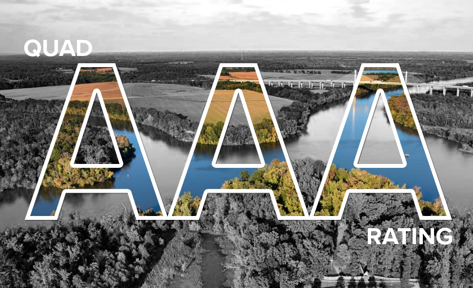 Quad triple aaa rating for chesterfield county, va
