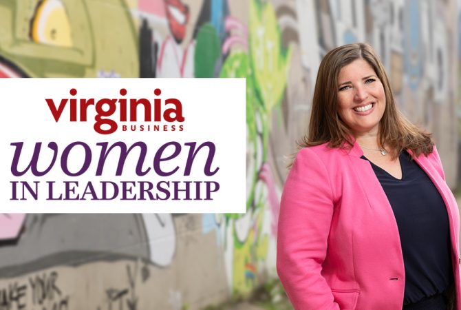 Jen Wakefield, APR, president & CEO of the Greater Richmond Partnership, has been named a 2026 Women in Leadership award recipient by Virginia Business