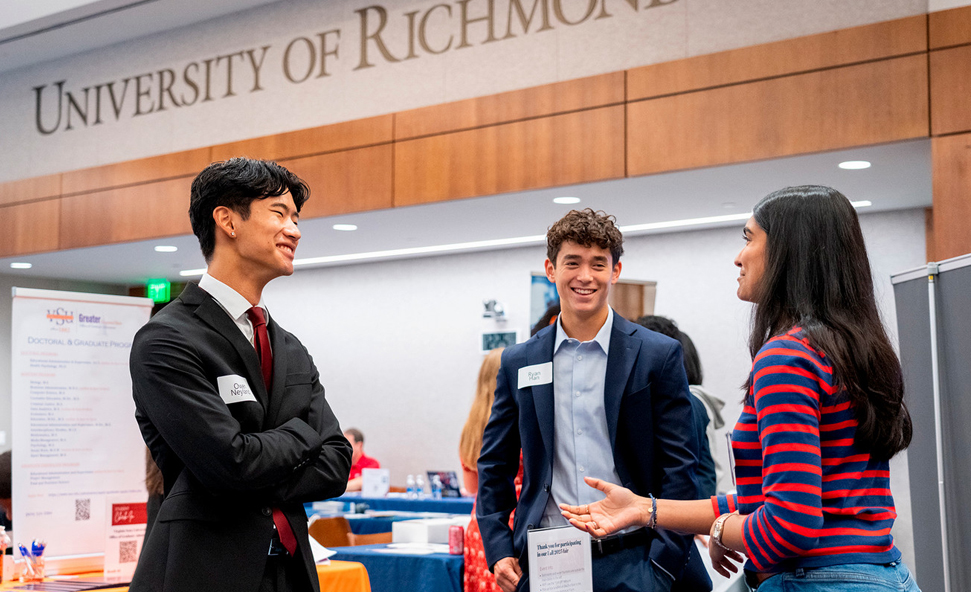 University of Richmond campus recognized among the top five liberal arts colleges for career outcomes in LinkedIn rankings