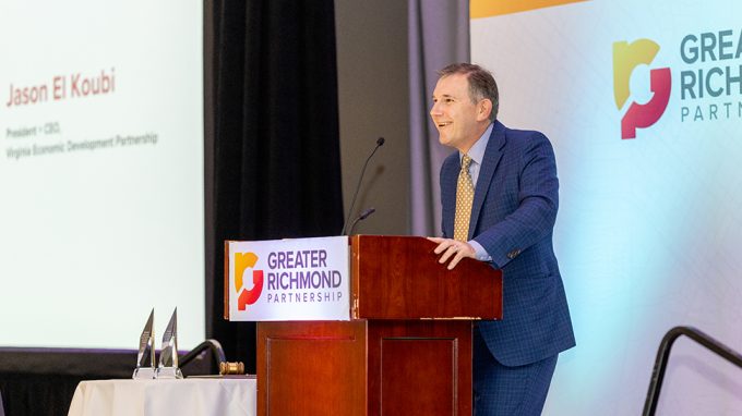 At the Greater Richmond Partnership’s Annual Meeting, El Koubi emphasized regional collaboration, talent, business investment and the strategies needed to compete in a rapidly changing economy.